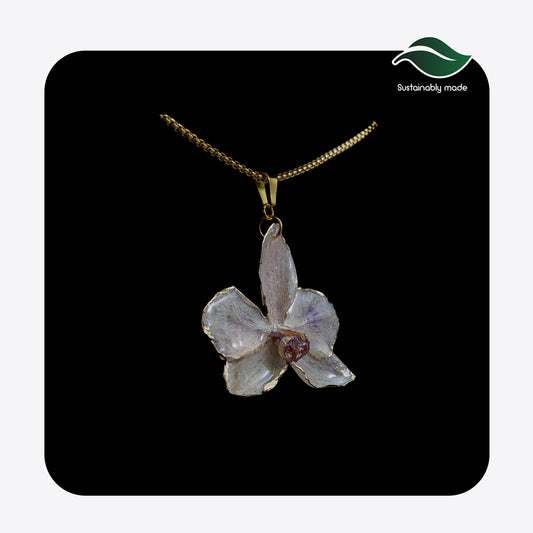 3D Orchid Necklace